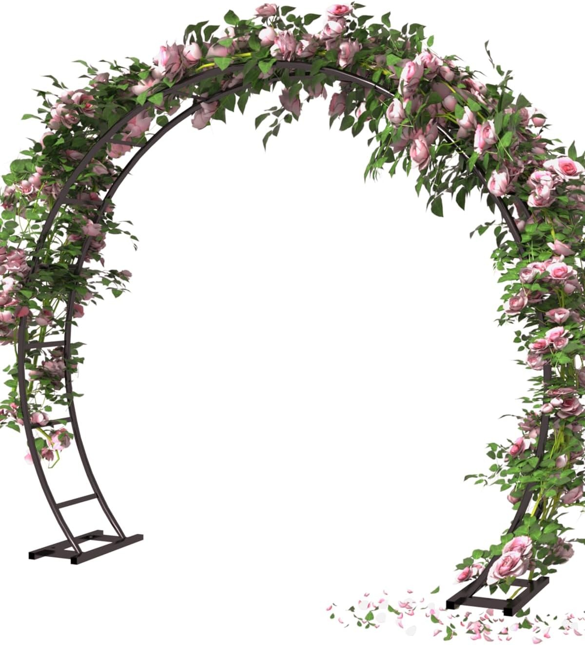 Metal Arch Backdrop Stand 8Ft Wide 7Ft High Wedding Arch Frame Wedding