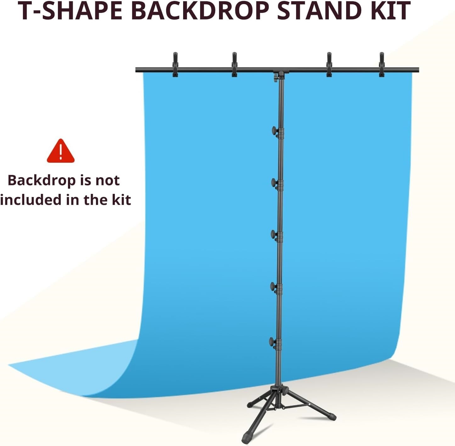 Soporte De Telon De Fondo Para Fiestas Estudio Fotografia 8x5FT Ajustable NEW US