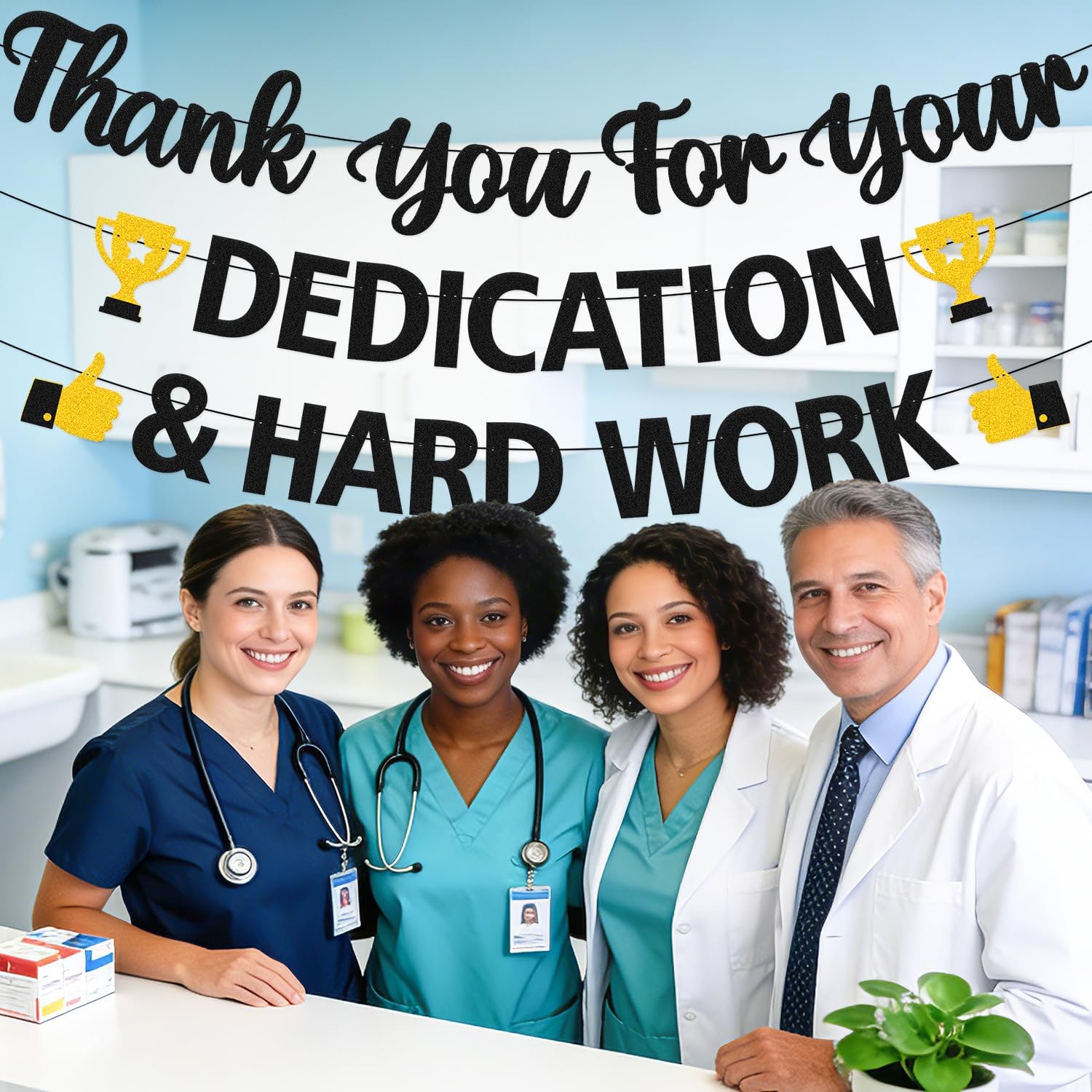 Thank You For Your Dedication and Hard Work Banner for Employee Appreciation …