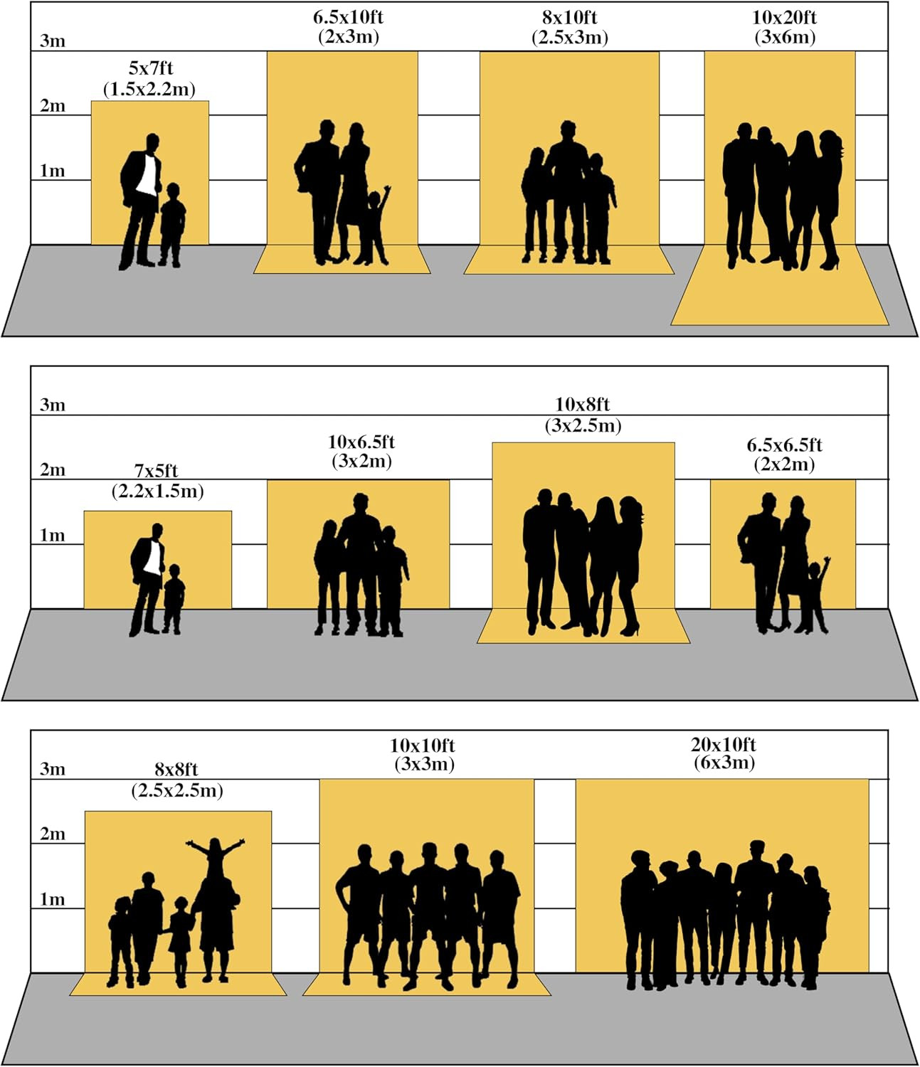 6.5X10Ft/2M(W) X3M(H) Photography Backdrops Retro Solid Brown Background Photogr