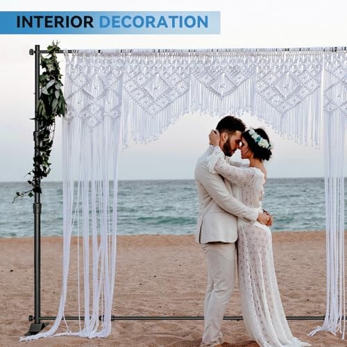 8×8‘ Backdrop Stand Banner Stand Kit with Carry Bag Heavy-Duty Photography 8×8’