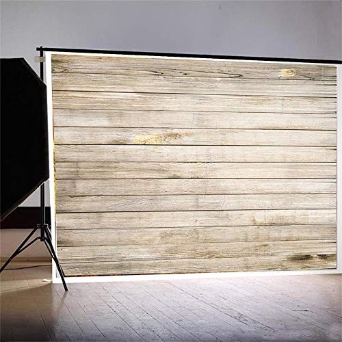 10x8ft Rustic Wooden Board Photography Backdrop – Vintage Texture for Portraits