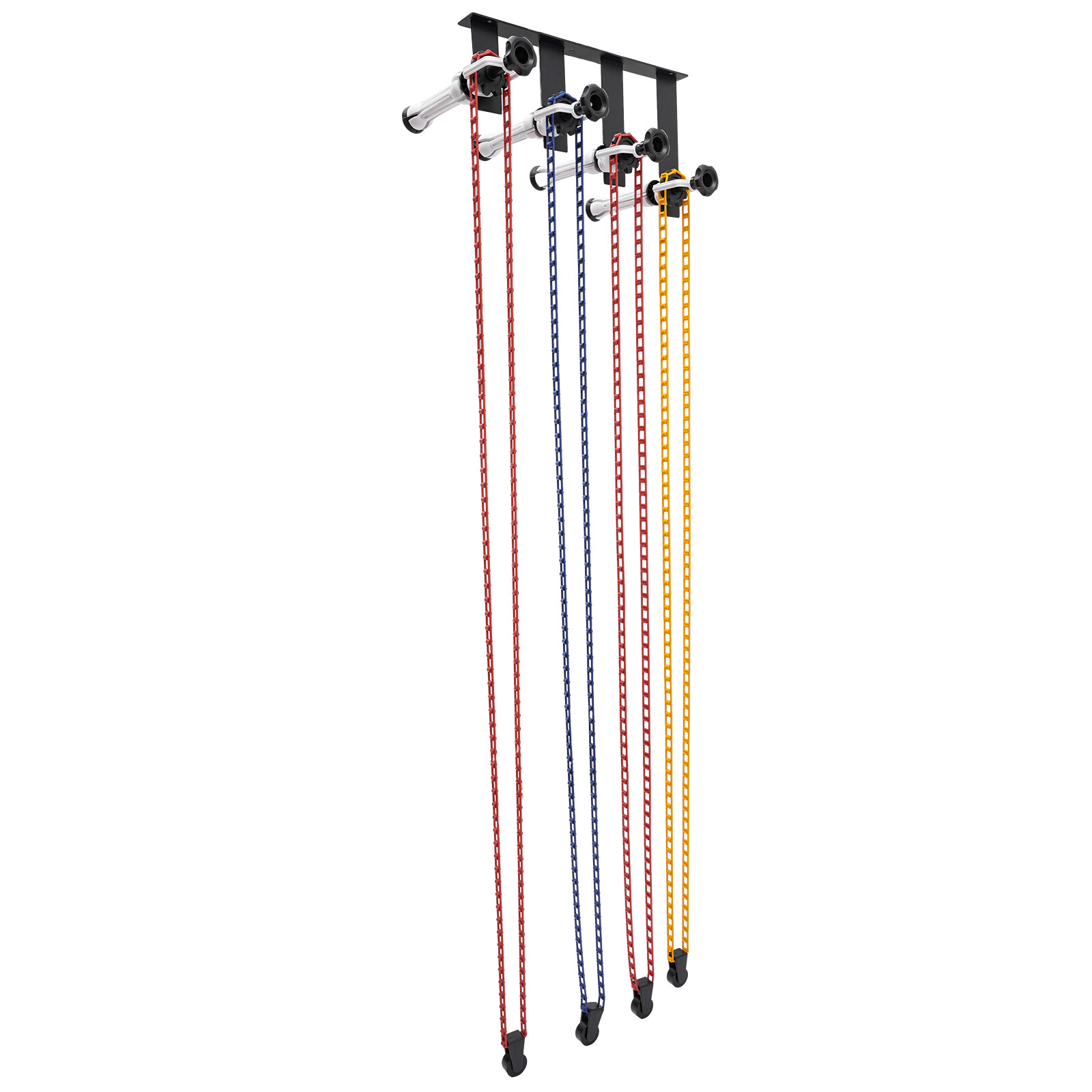 4-Roller Photography Wall Mounting Support Stand Kit Manual Background Holder US