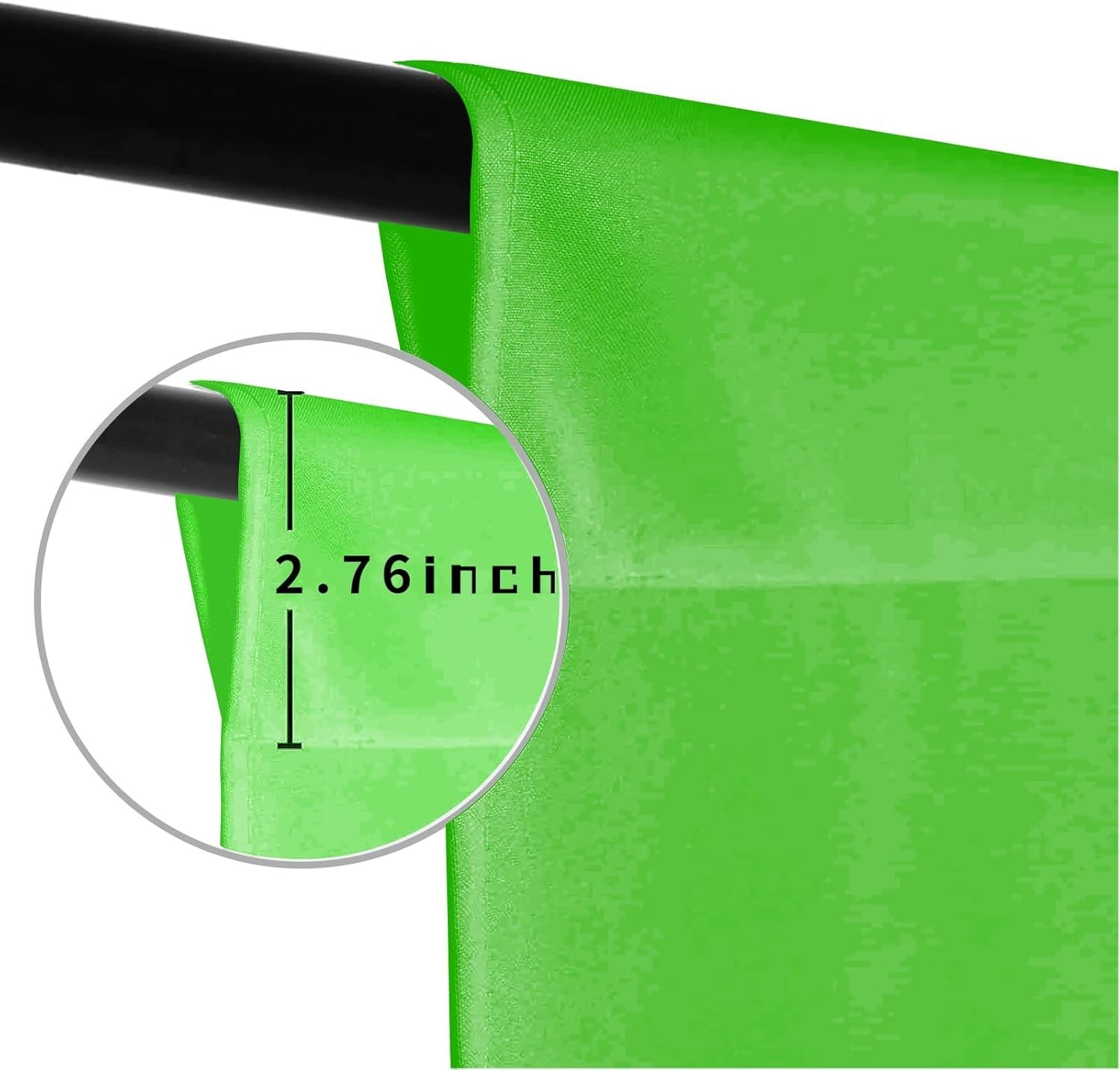 Professional 8x10FT Chroma Key Green Screen – Perfect for Live Streaming & Zoom
