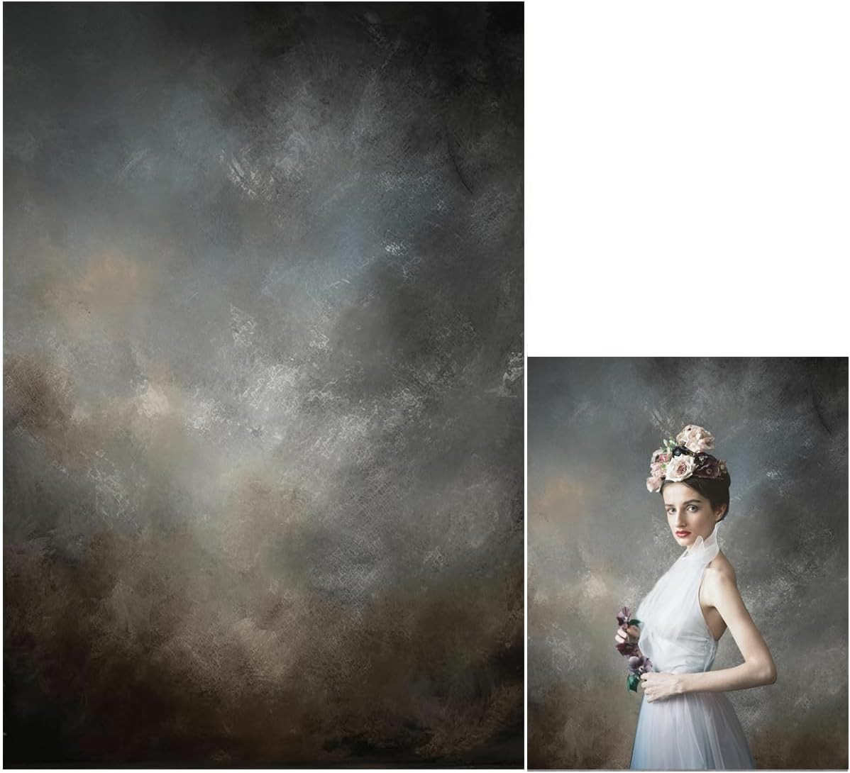 5X7Ft Fabric Abstract Backdrop for Photography Vintage Portrait Old Master