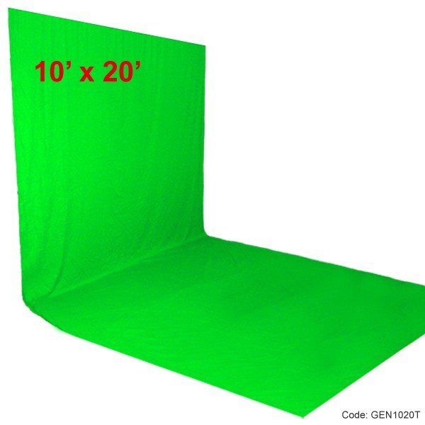 10 x 20 Chromakey Green Screen Backdrop Background Stand for Studio Light Kit