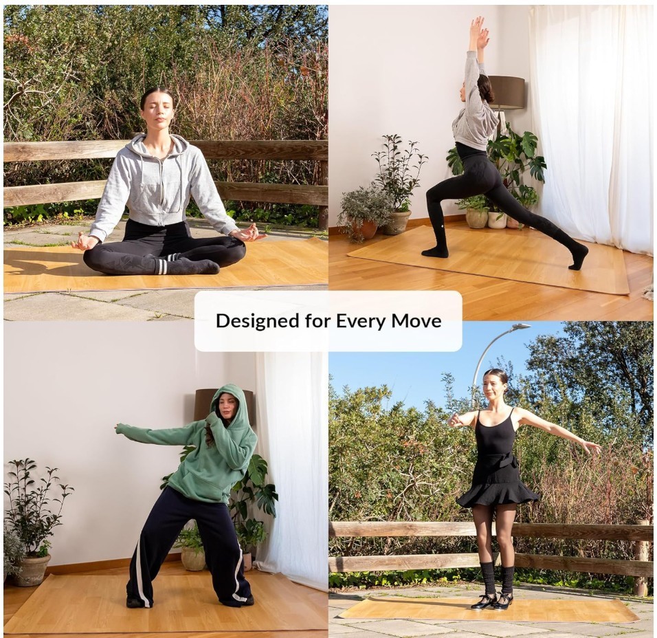 Marley Dance Floor for Home & Studio | Available In 4Ft x 6Ft, Portable Dance Fl