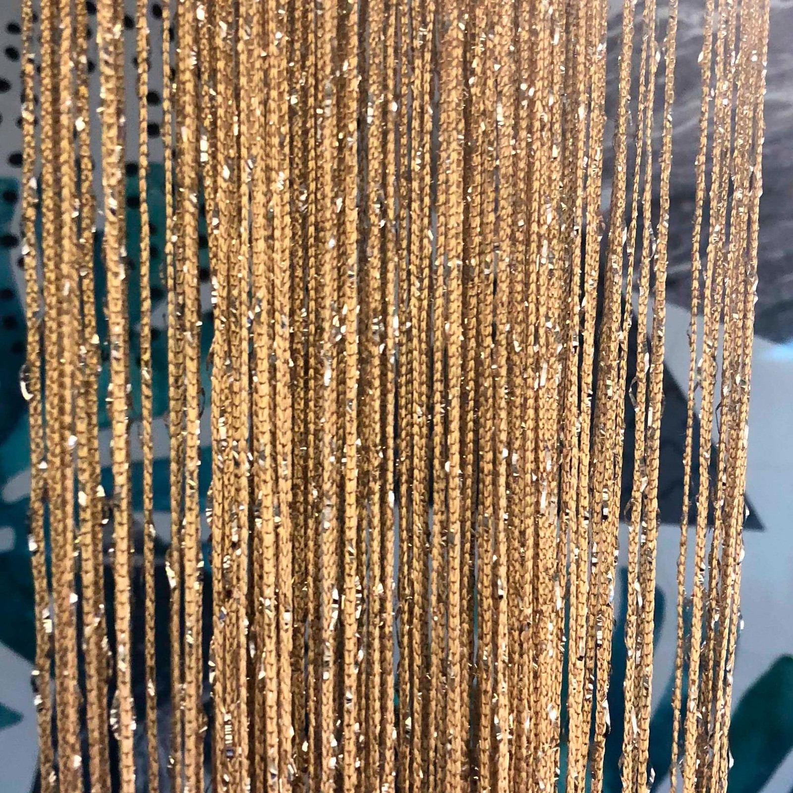 39×79 Inch Beaded Curtains, 2 Pack – Hippie Decor for Doorways, Closets, Room