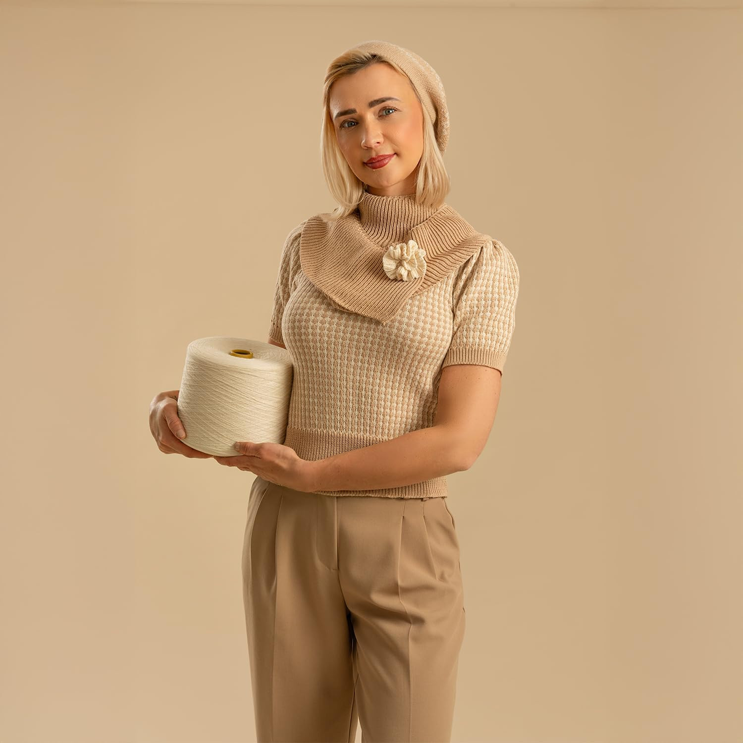 Seamless Paper Backdrop for Photography Beige Cream Backdrop Paper (53”X16.4′ I