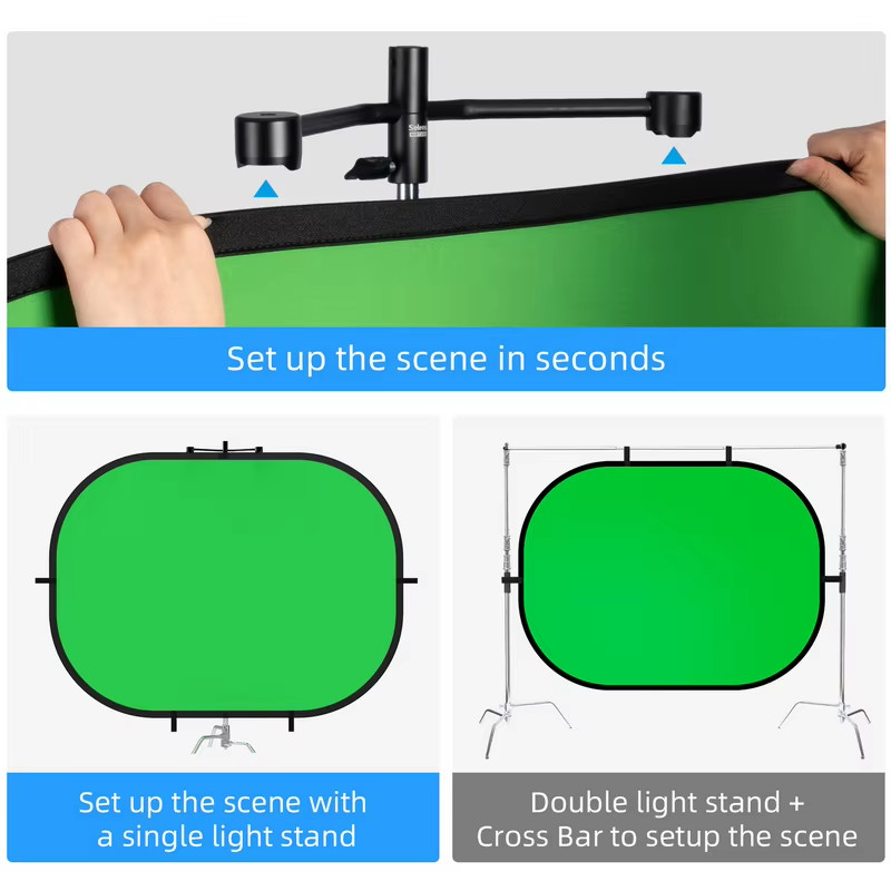 Photography Magnetic Background Support Rod Fit For Photo Studio Chromakey Backd