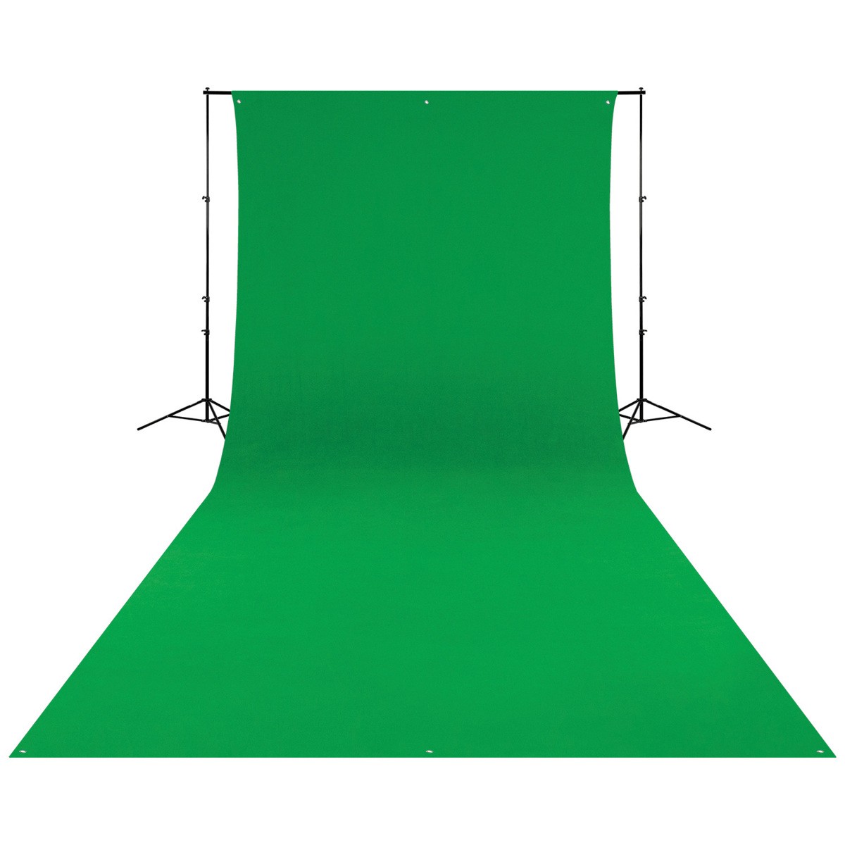 Westcott 9×20 Feet Wrinkle Resistant Cotton Background, Green – Bundle With 10′