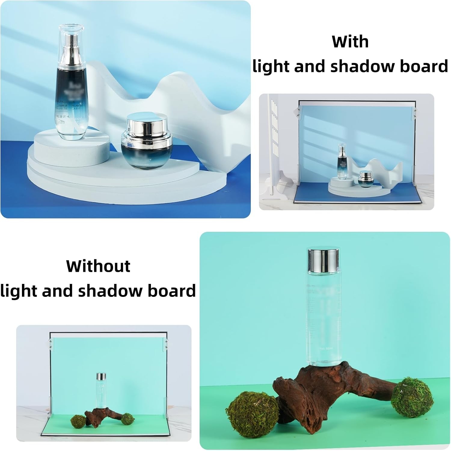 12Pcs 22Patterns Small Product Photography Backdrops Kit Photo Background Food