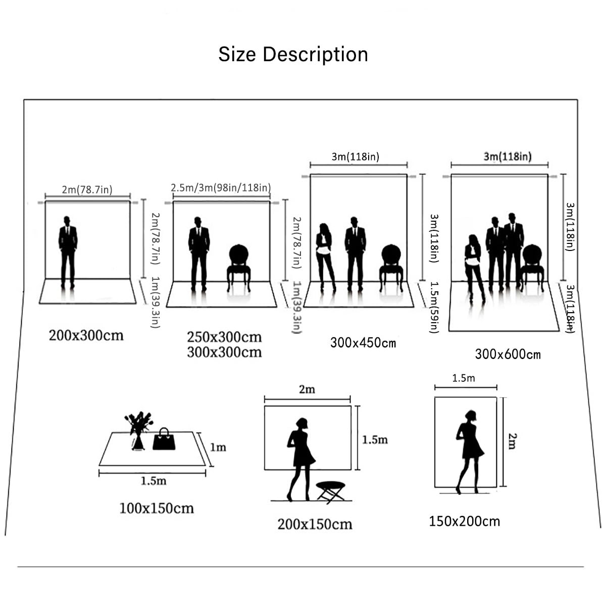 5X7ft Photo Backdrop White for Photoshoot, 5x7ft,