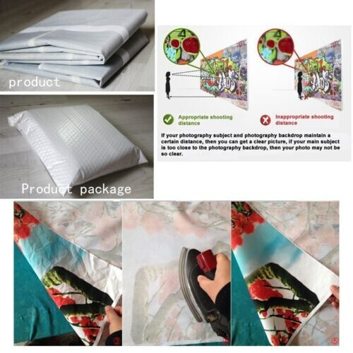 8 x 8 ft Vinyl Photography Background Backdrop Christmas Photo Studio Props