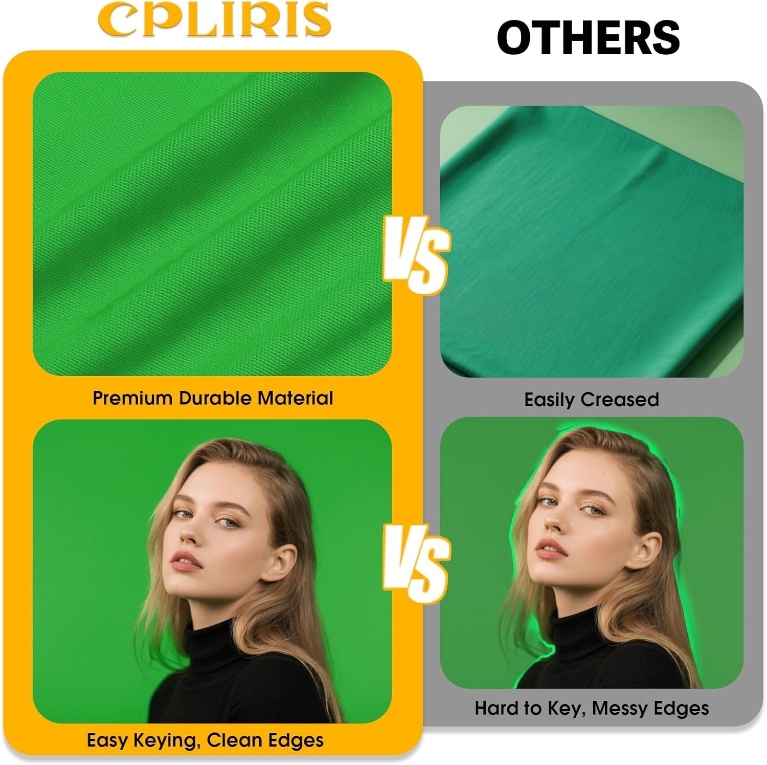 Lightweight 10x20ft Green Screen for Photoshoots & Zoom Meetings – Wrinkle-Free