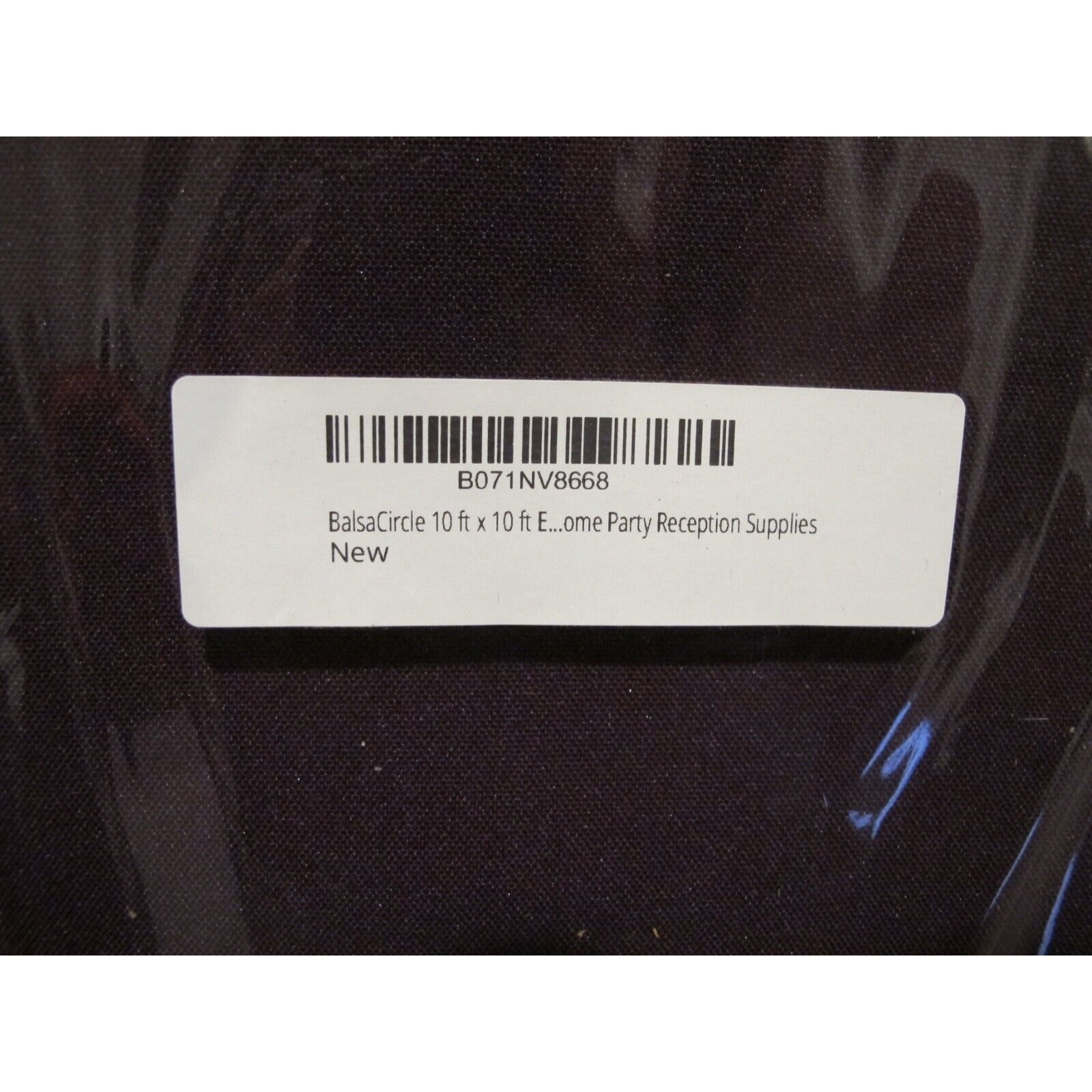BalsaCircle 10 ft x 10 ft Eggplant Purple Polyester Photography Backdrop Drapes