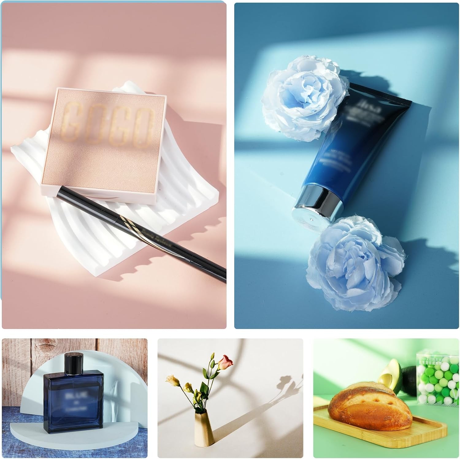 12Pcs 22Patterns Small Product Photography Backdrops Kit Photo Background Food