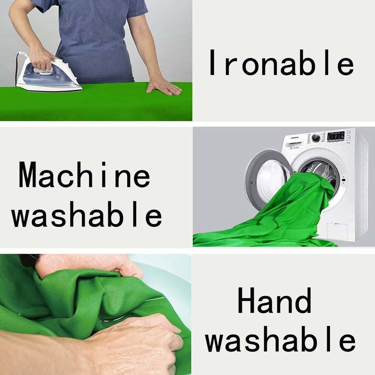 Background Solid Green Backdrop Muslin Portrait 5x7ft,