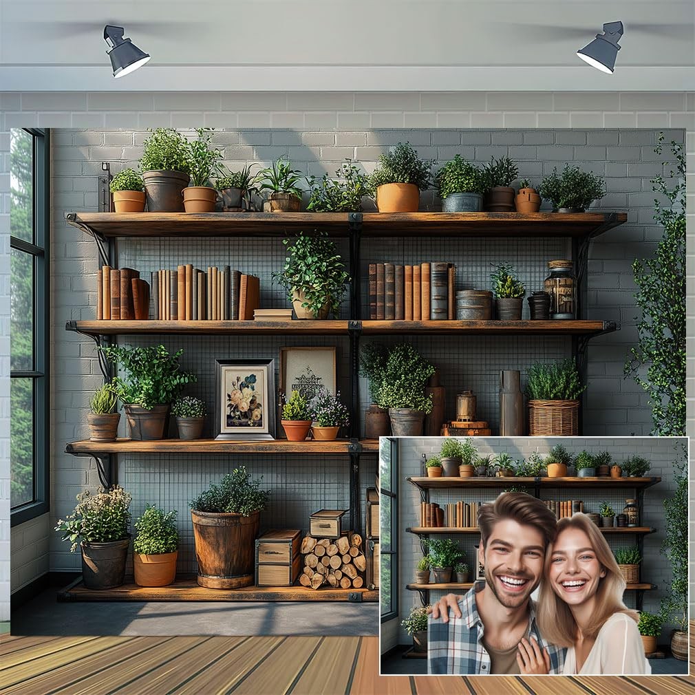 7X5ft Podcast Office Photo Backdrop Photography Background Zoom Backdrops for