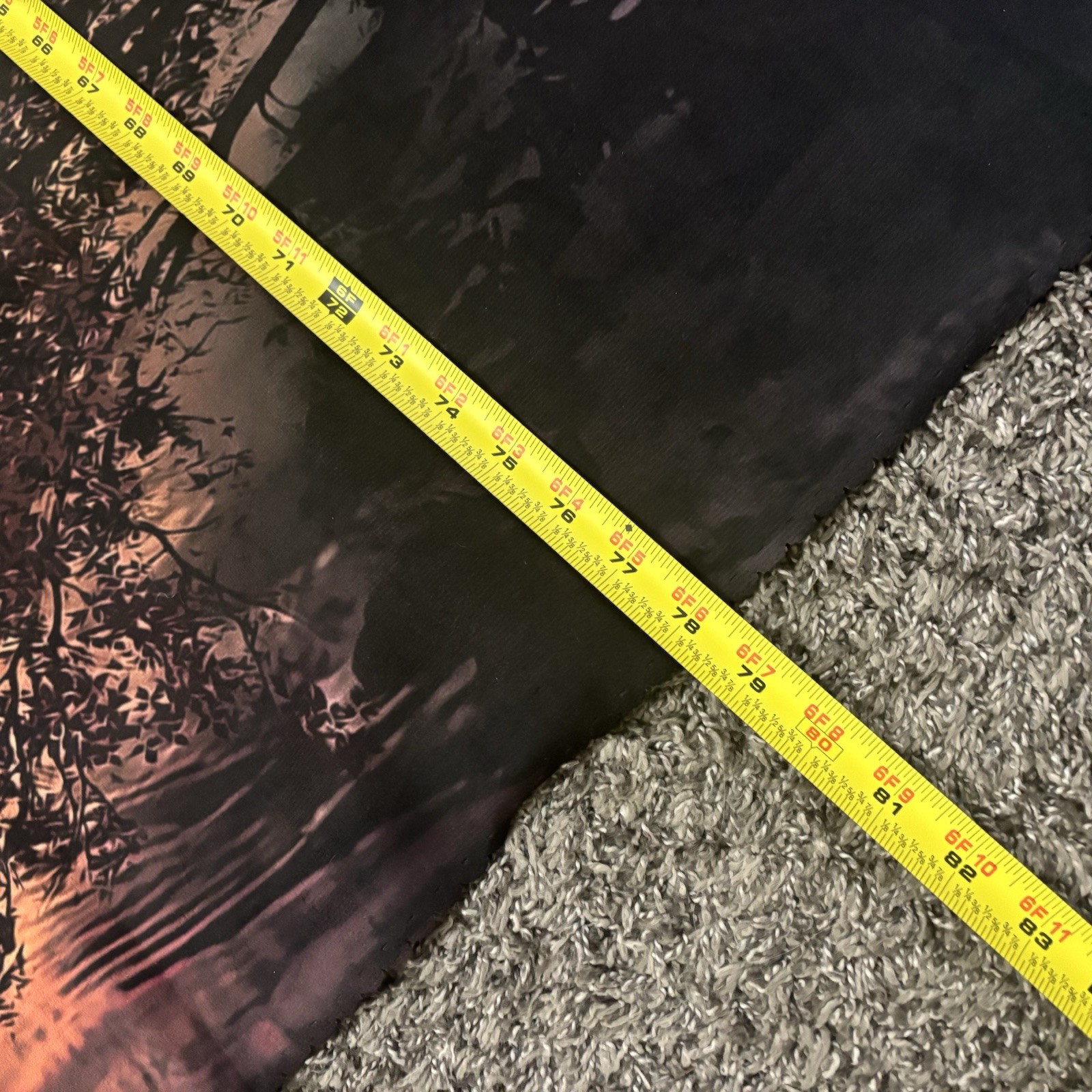 New Without Tags Backdrop Fabric 5’x5.5’ Magic Forest Dark Fantasy Wall Hanging