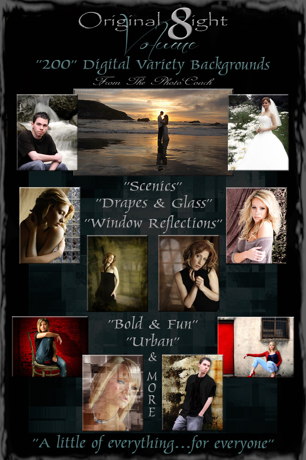 Digital Photography Backdrops Professional Portrait Studio Start Up Collection e