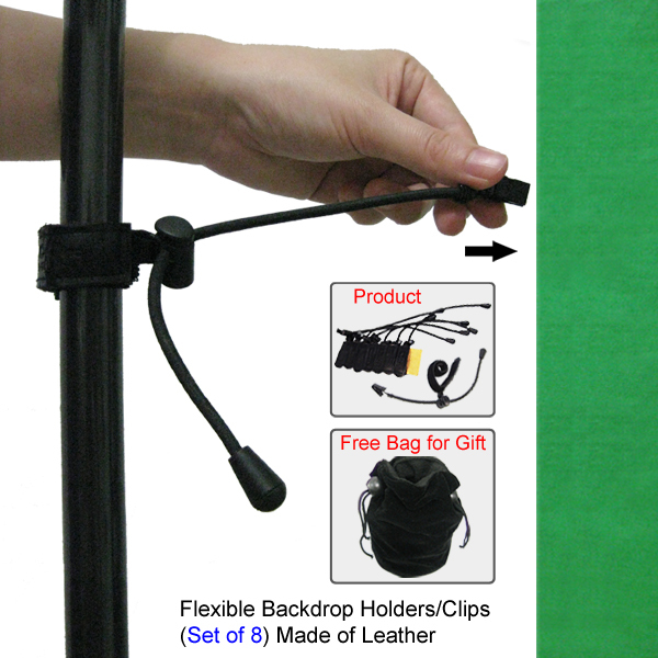 Flexible Muslin Holders Clamps Clip for Green Screen Studio Backdrop Stand 50351