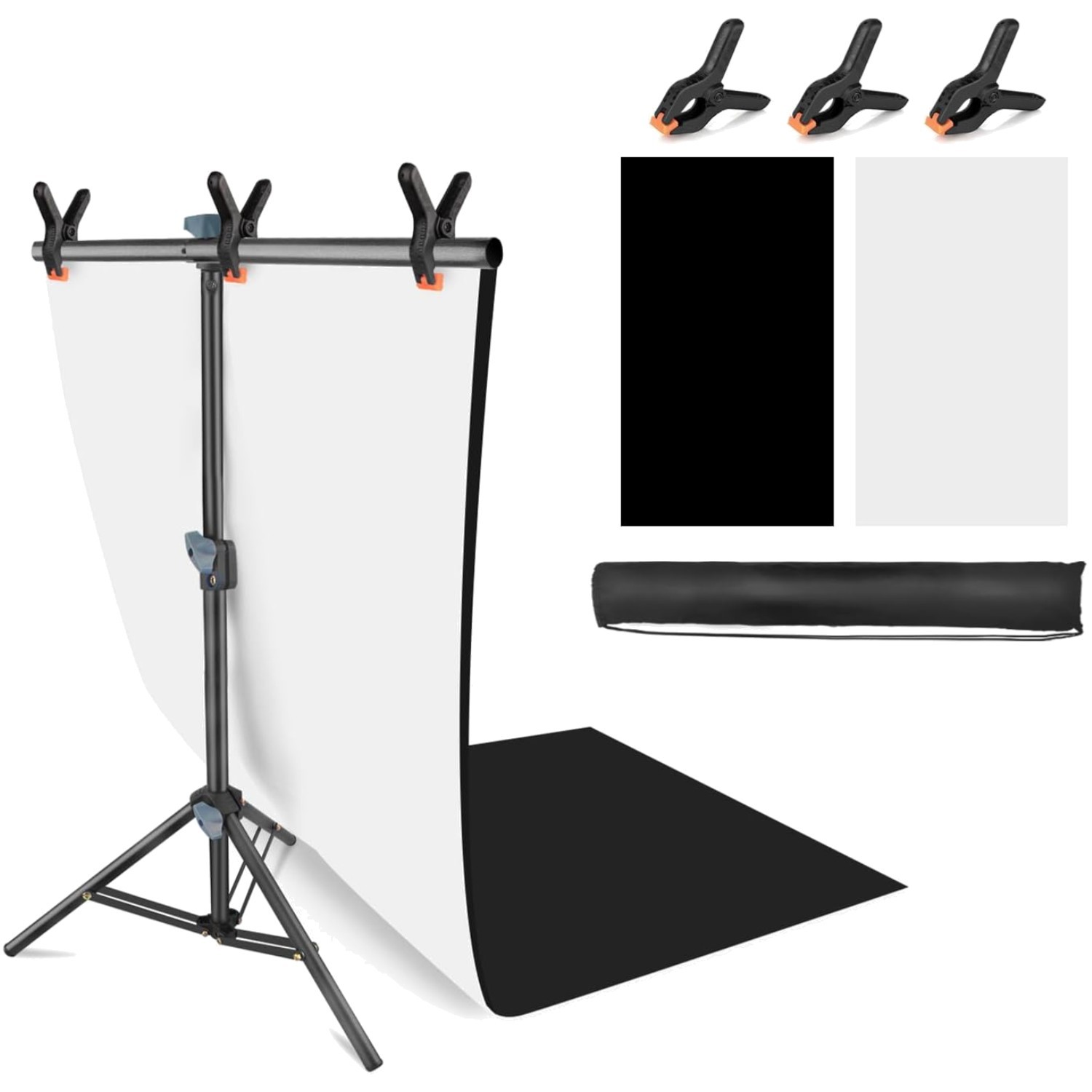 01x 26x50in Photo Background Kit for Jewelry & Cosmetic Shoot – Travel-Friendly
