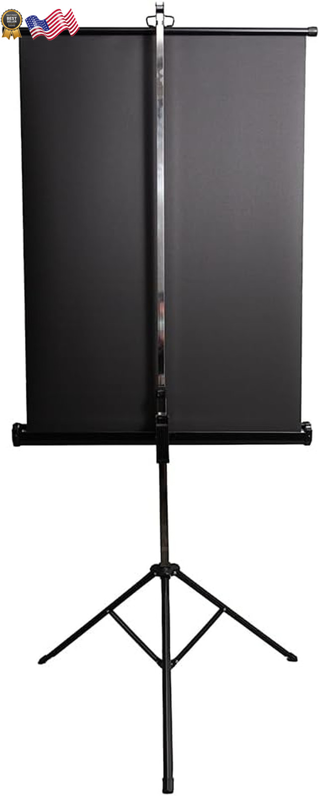 Retractable White Photo ID Backdrop for Passport Photos (Free Standing)