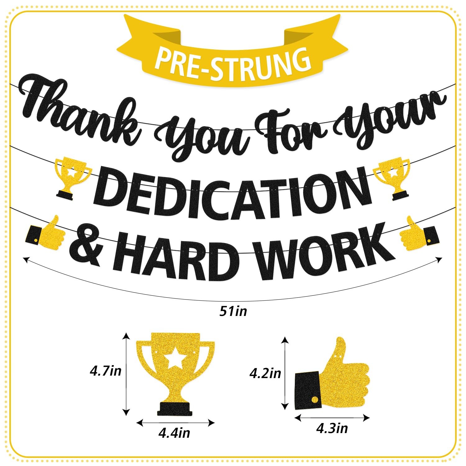 Thank You For Your Dedication and Hard Work Banner for Employee Appreciation …