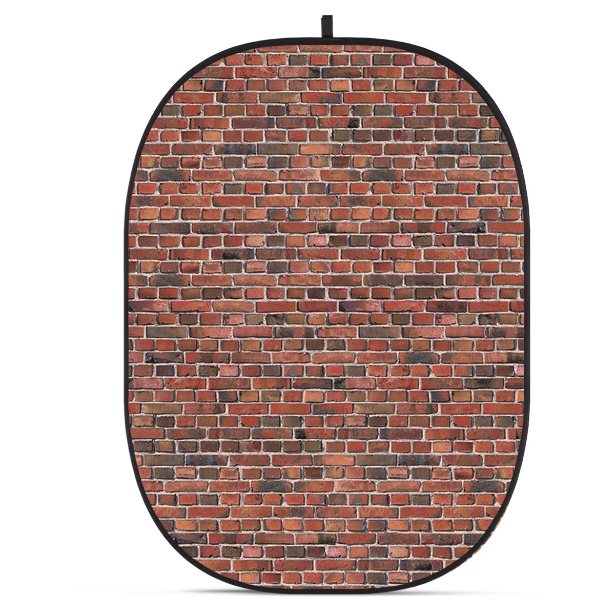 Glow CBA-WB0006 5×6.5′ Fabric Collapsible Backdrop, Brick Wall