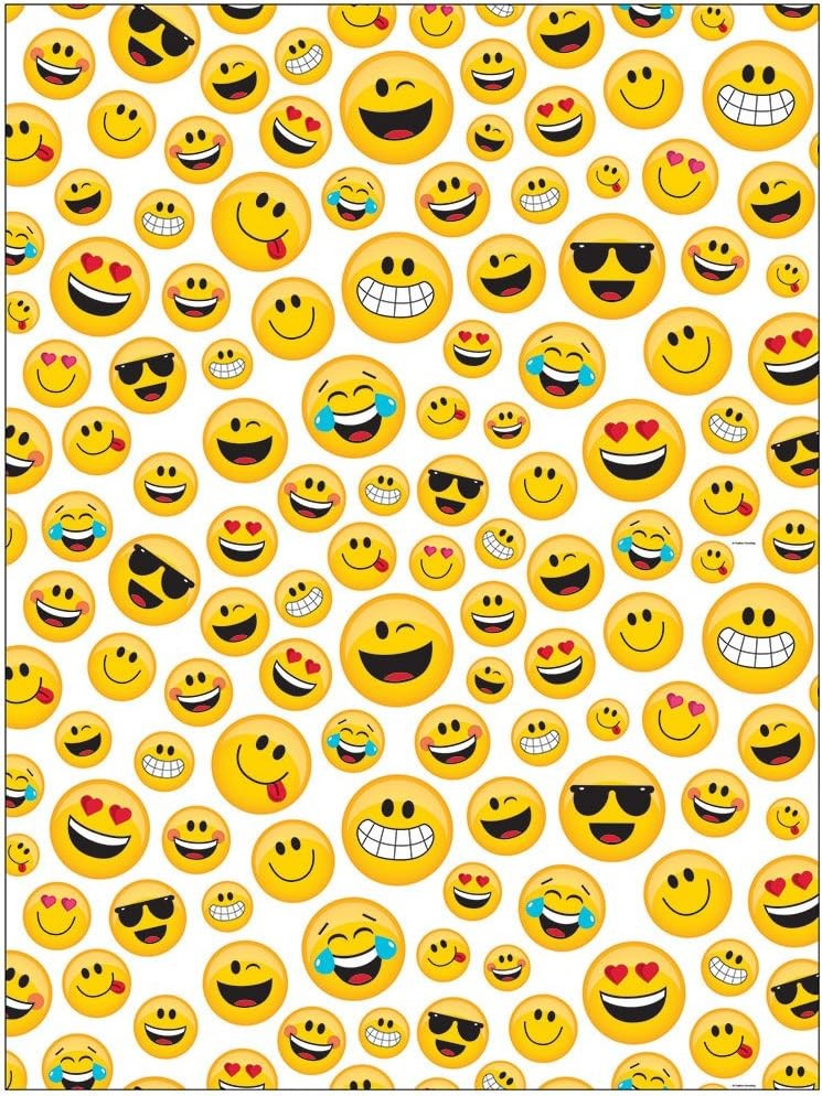 NEW! Show Your Emojions Plastic Party Photo Backdrop 6’FT x 4.50’FT Emojis