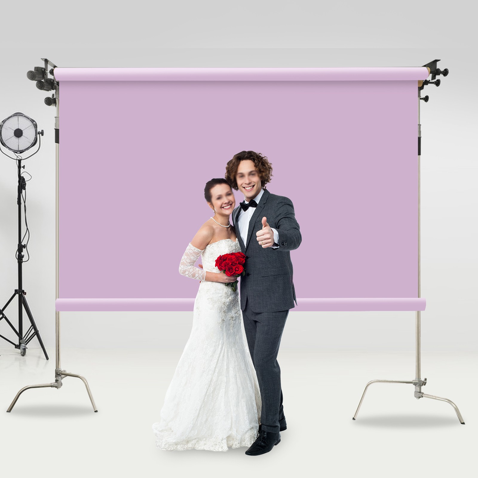 3 Roller Electric Wall Mount Photo Motorized Background Support System 10kg/22lb