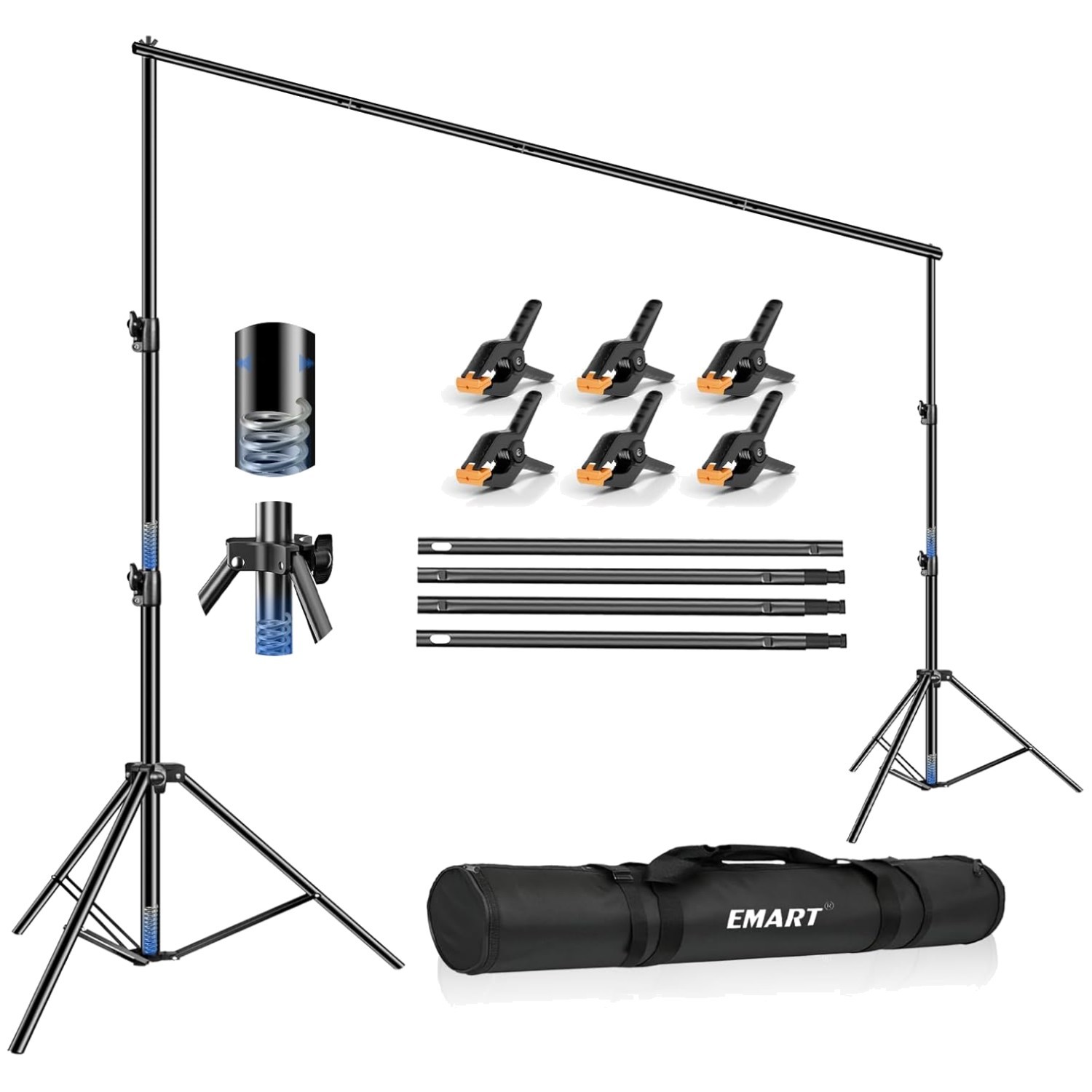 Heavy Duty 12x10ft Backdrop Stand Kit/-