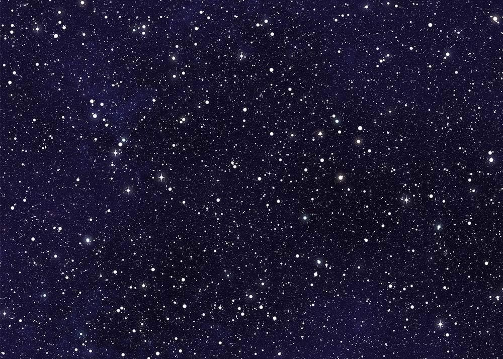 Night Sky Star Backdrops Universe Space Theme 7x5FT(210CM x 150CM), black