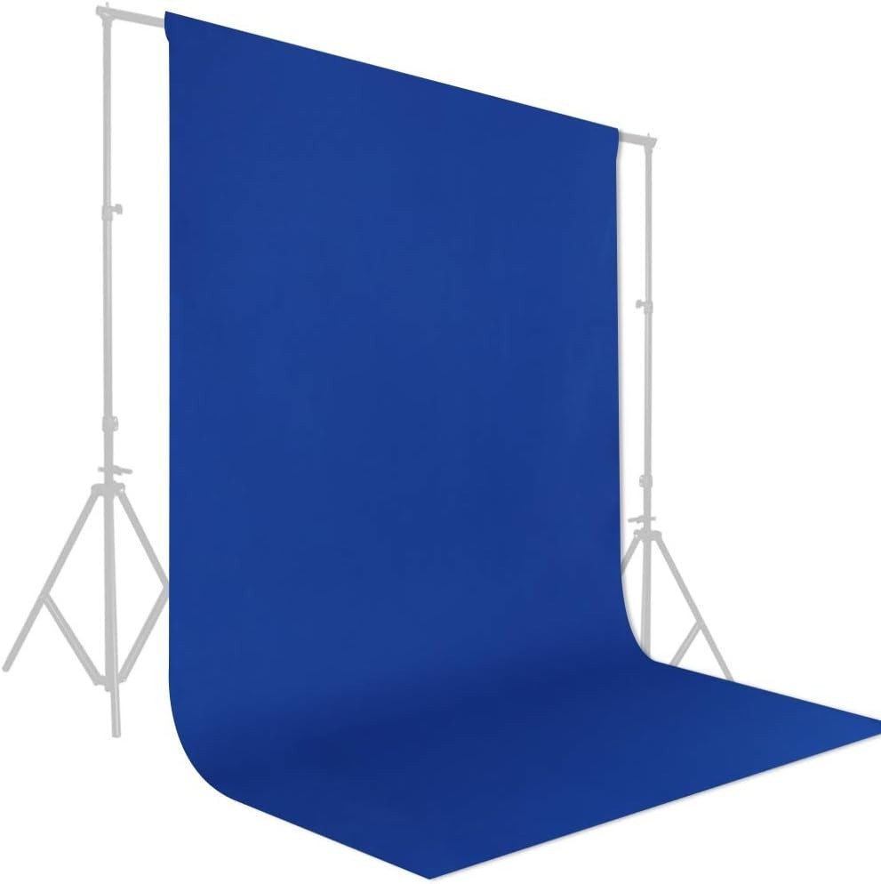 Elegant 6FT x 10FT Royal Blue Seamless Background – Perfect for Photoshoots