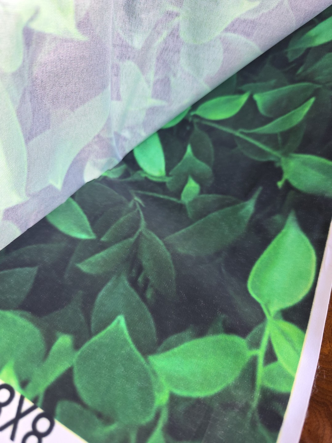 LYWYGG 8X8FT Green Leaves Photography Backdrops Mmicrofiber Nature