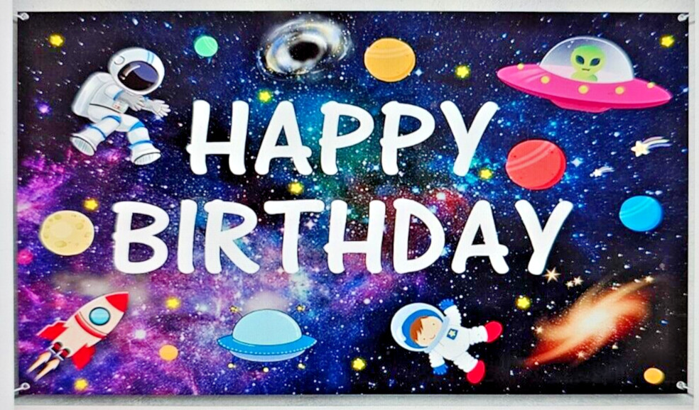 Leyiyi 7x5ft Outer Space Photography Backdrop Cartoon Space Blast Off Planet Rob