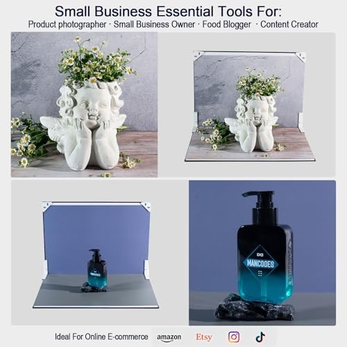 Photo Backdrop for Product Photography – Tabletop Photo Backdrop Kit – Mulit