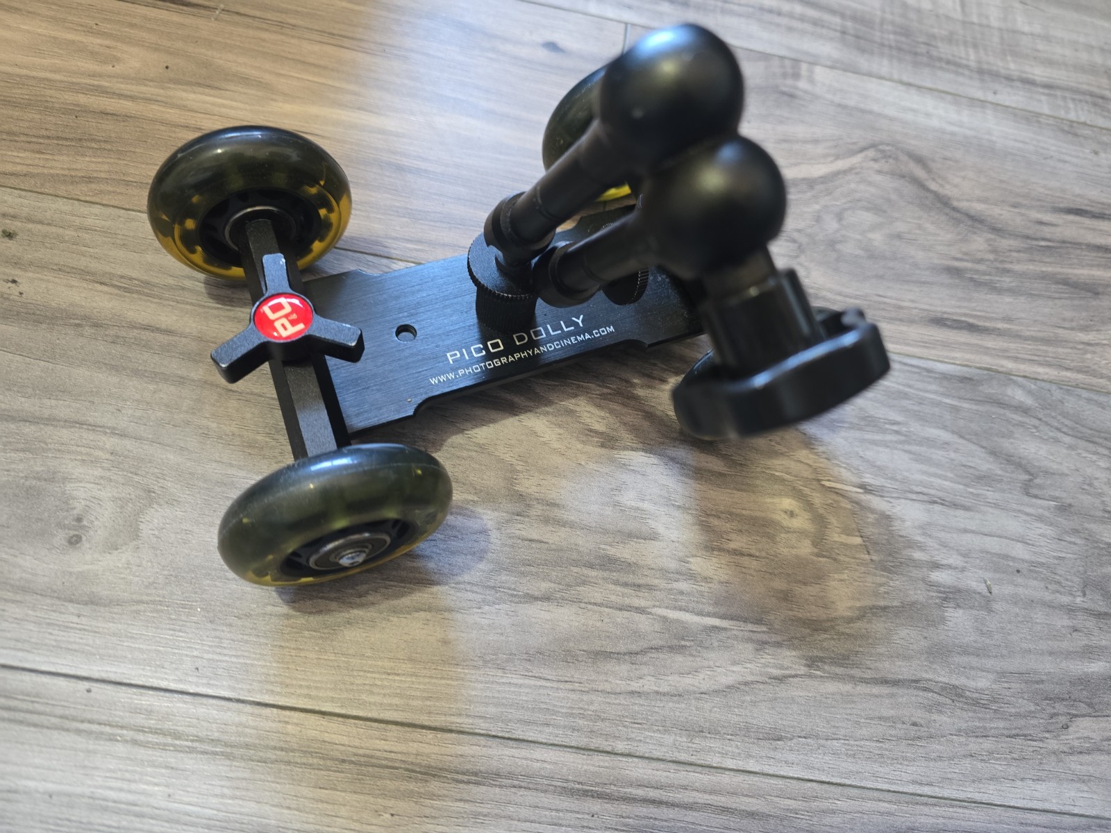 Pc Cinema Pico Dolly Tabletop Camera Skater Dolly with Magic Arm Case Used