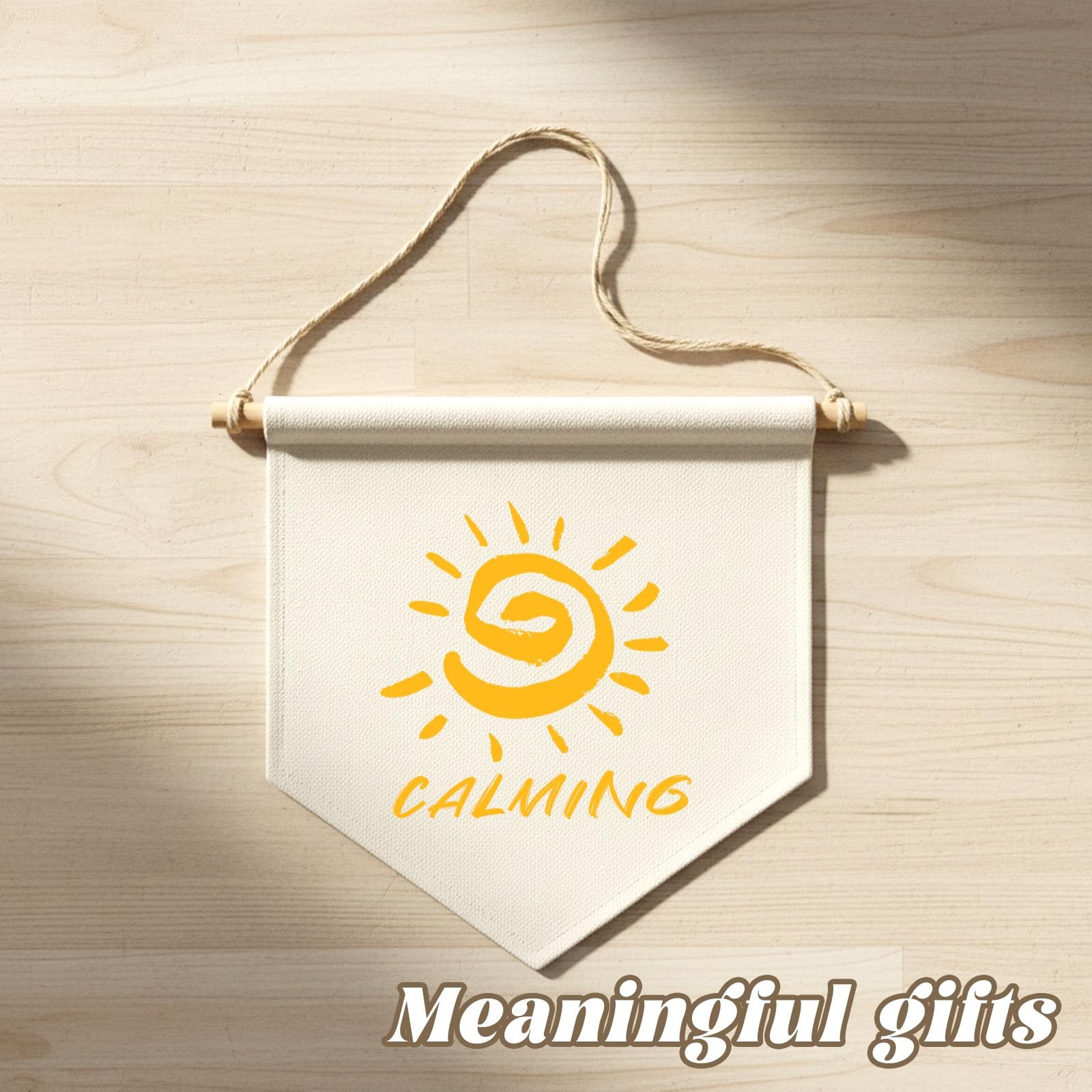 3 PCS Blank Canvas Banner for Wall Decor, Hanging Canvas Flag Pin Banners for…
