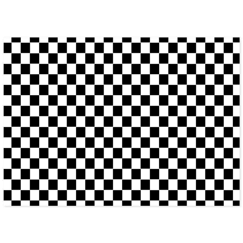 7x5Ft Black And White Checkerboard Theme Photography Backdrop Kids Party Decor