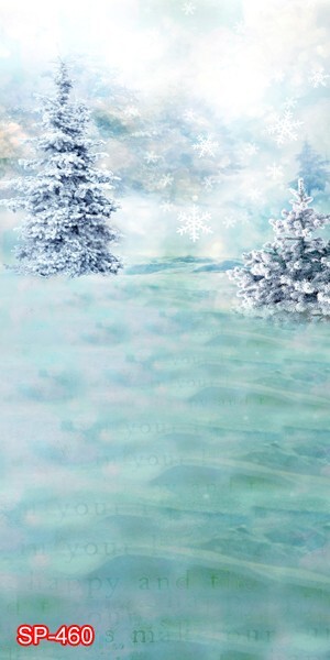 10’x20′ CP Christmas Season Scenic Microfiber Fabric background backdrop SP460