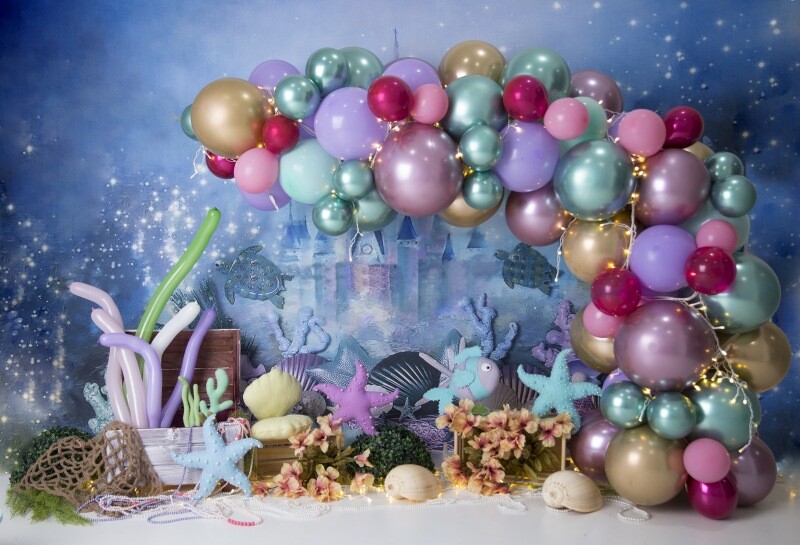 Balloons Photography Background Studio Backdrops For Child Party Birthday Decor