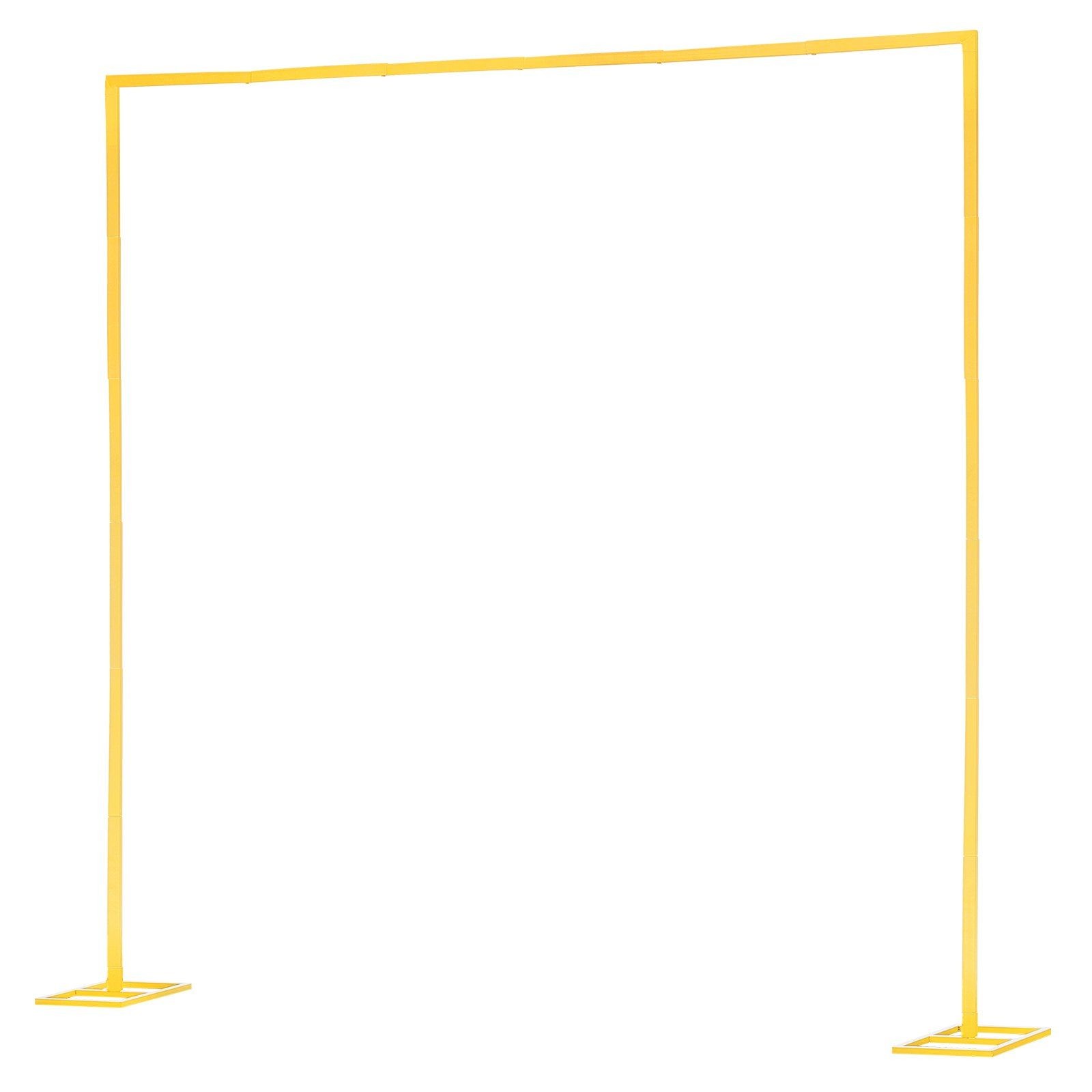 Strong 8x8ft Gold Metal Arch with Bend-Proof Frame for All Occasions