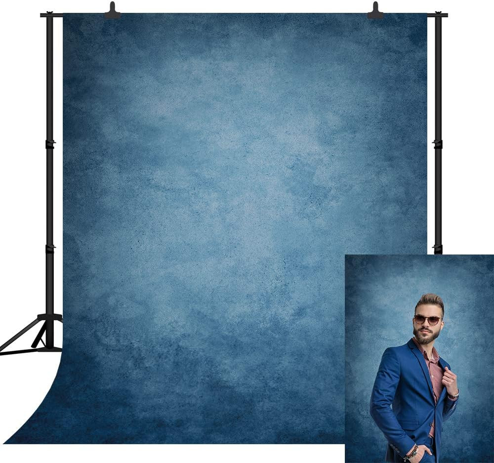 5X7FT Retro Abstract Light Blue Portrait Backdrop Photography Portrait Abstract