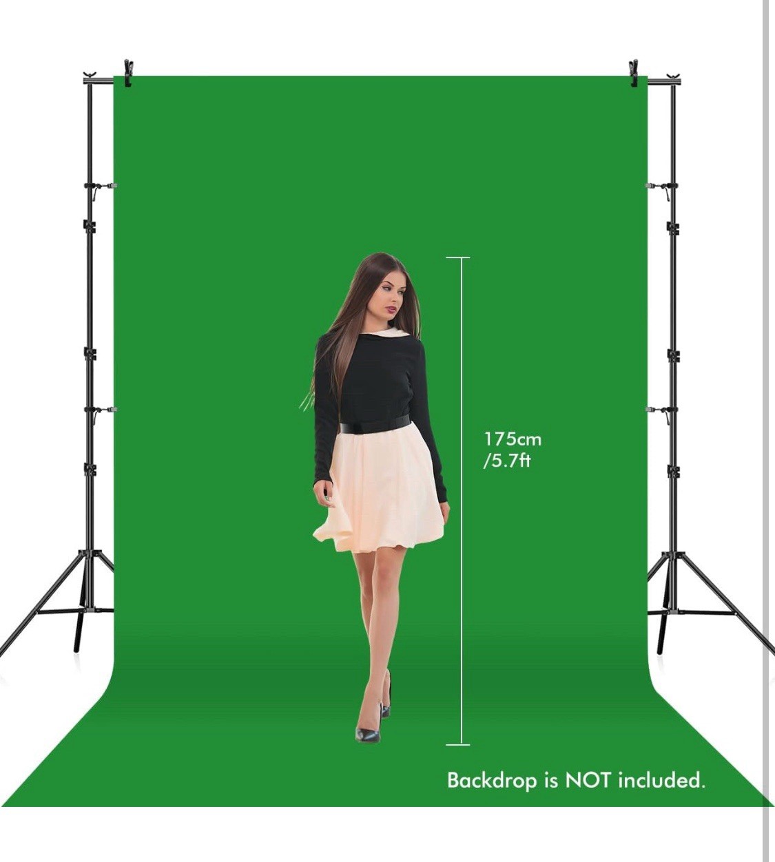 SLOW DOLPHIN 10x 8.5 ft Photo Backdrop Stand,AdjustablePhotography…