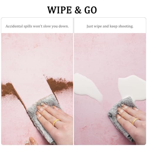 Food Photography Backdrops with Shadow Boards, 10Pcs Double-Sided Photo