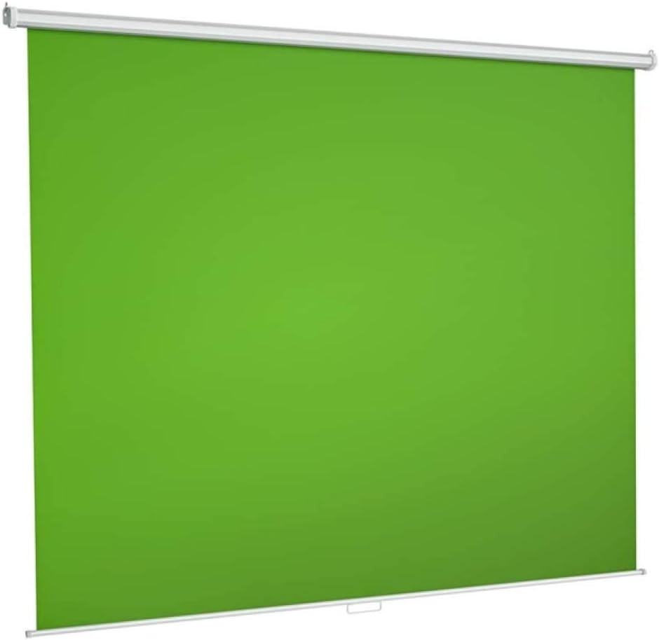 Green Screen 75×79 Wall Mount Pull Down Retractable Chroma Key Backdrop