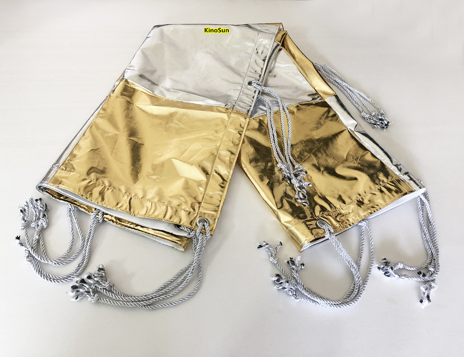 12’x12′ 12x12ft 3.6×3.6m Silver & Gold Checkerboard Reflector overhead butterfly