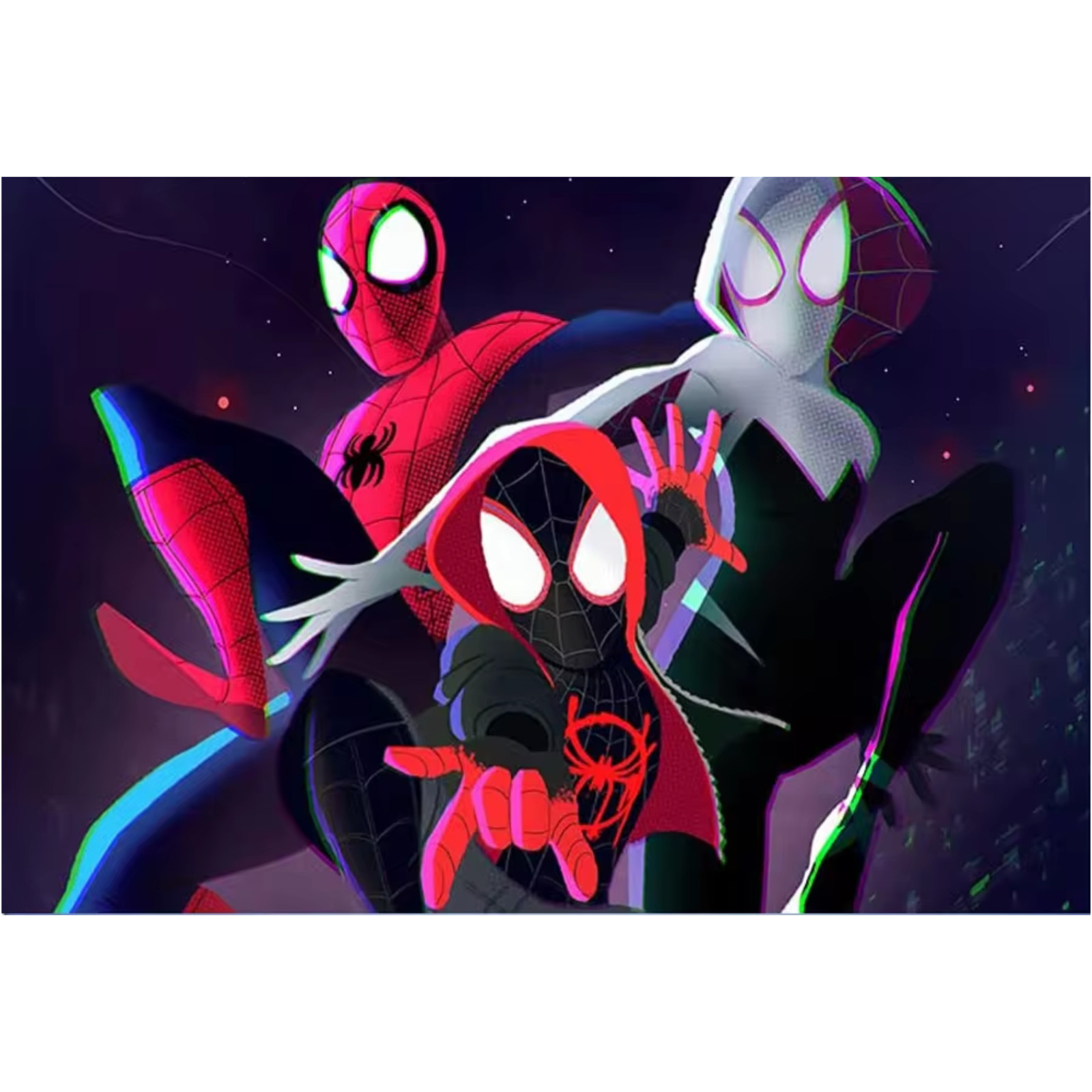 Spidey and His Amazing Friends 3 x 5 Foot Happy Birthday Backdrop Photo Banner